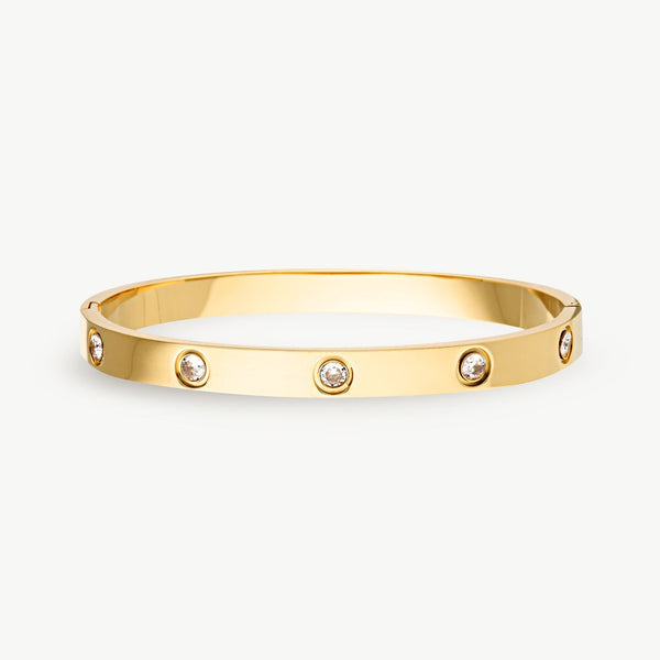 18k Gold El Paris Cartiar Love Bangle