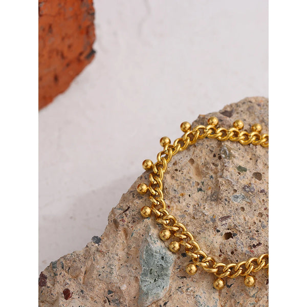 18k Gold Royal Dangle Bracelet